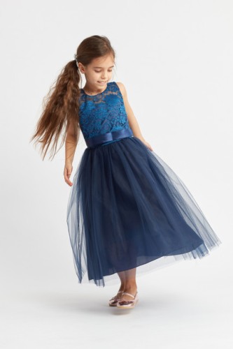 Abito elegante bambina Margaret blu - ZOYA Fashion