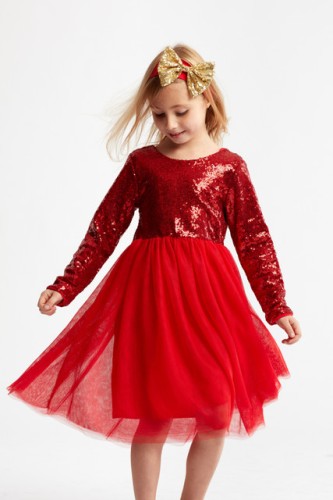 Abito elegante bambina Ana rosso II - ZOYA Fashion