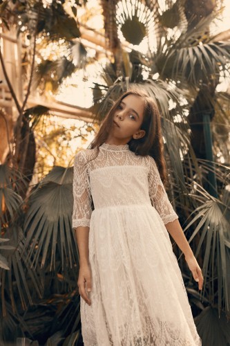 Vestiti eleganti bambina, abiti cerimonia bambina, vestiti da comunione,  vestiti battesimo bimba, vestiti damigella bambina - ZOYA Fashion