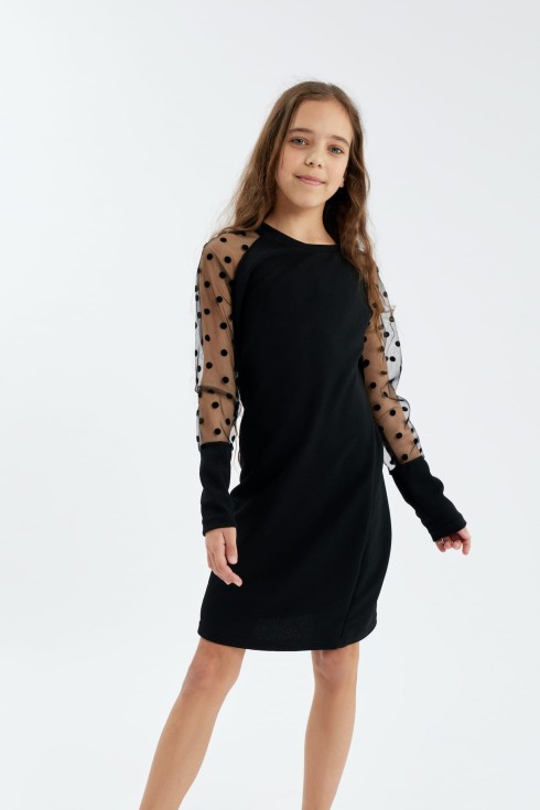 Abito Bambino S.Oliver 2122679, Blu, Manica Lunga, Taglia 104