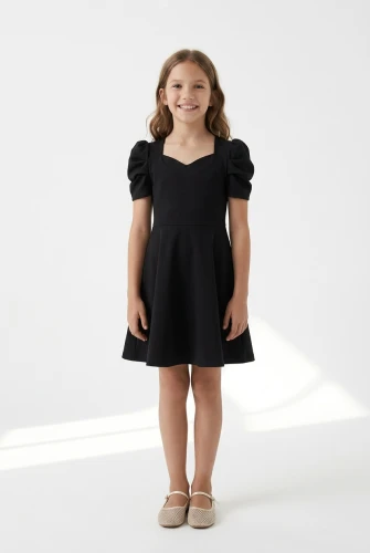 Vestito Elegante per Bambina Vesper Nero