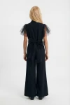 Elegante tuta da bambina Blair nera, outfit stilizzato, abbigliamento da cerimonia per bambina, ZOYA Fashion