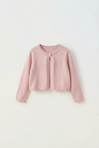 Elegante bolero da bambina Malena rosa
