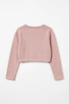 Bolero per bambina Ada rosa, dettaglio, abbigliamento da cerimonia per bambina, ZOYA Fashion