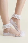 calzini bianchi eleganti bambina comunione