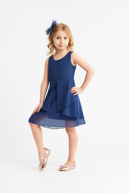 Abito elegante bambina Lea blu - ZOYA Fashion