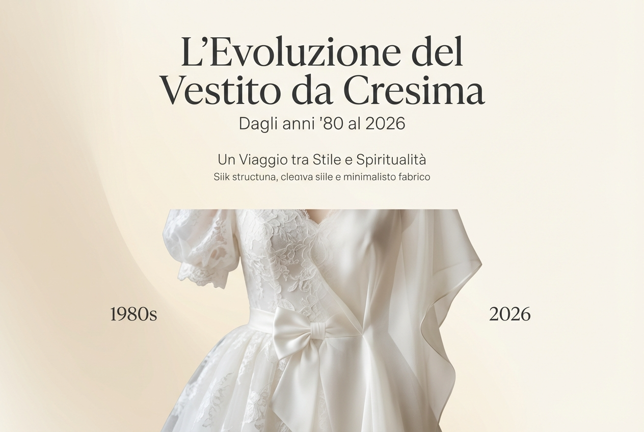 Dal bianco tradizionale al minimalismo contemporaneo: come è cambiato il vestito da Cresima