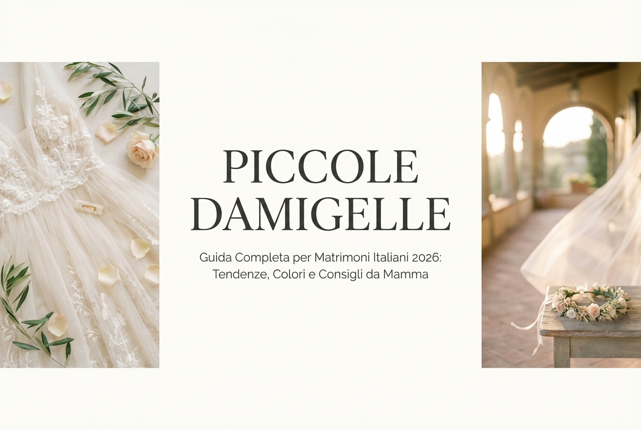 Mini damigelle in tulle: il look perfetto per un matrimonio italiano 2026