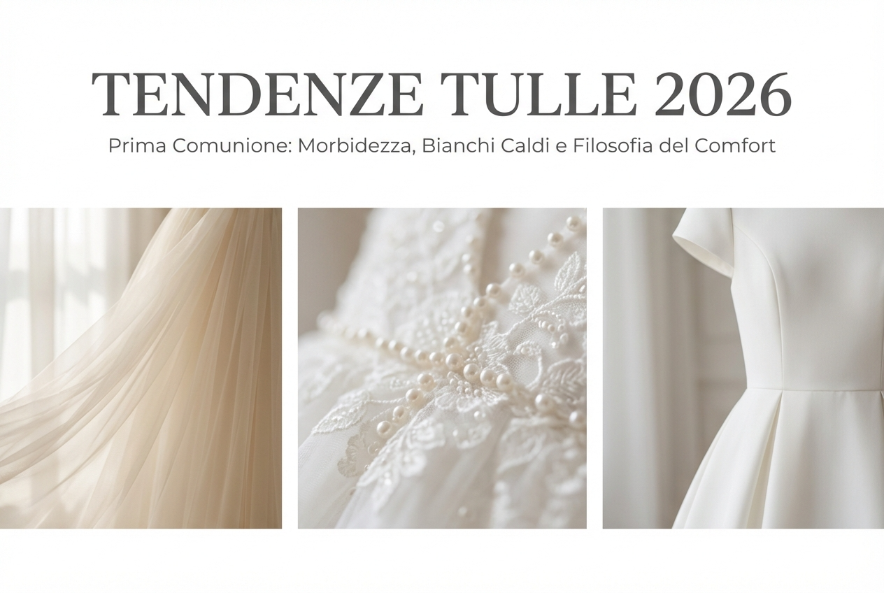 Vestiti in tulle per la Prima Comunione 2026: eleganza eterea per un giorno indimenticabile